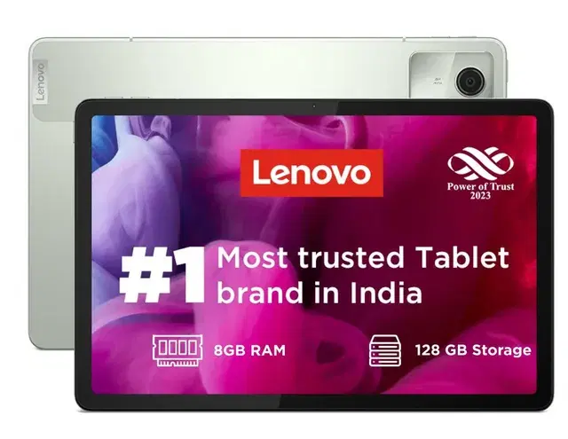 Lenovo Tab M11|11 inch|90 Hz 400 nits Display|8GB RAM|128GB ROM|Quad Speakers|Wi-Fi|Seafoam Green